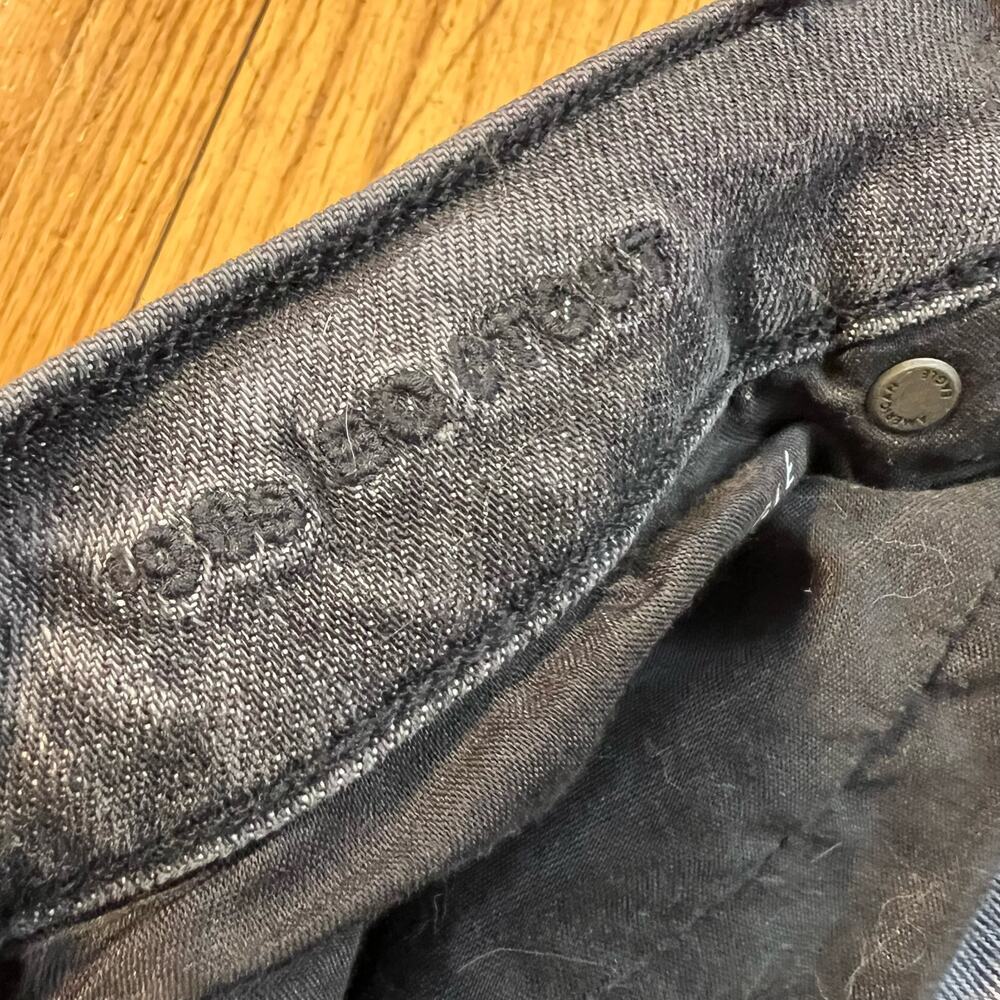 American Eagle Jeans Womens 6 Short Faded Black 90s So Stout Straight Pants - Picture 6 of 11